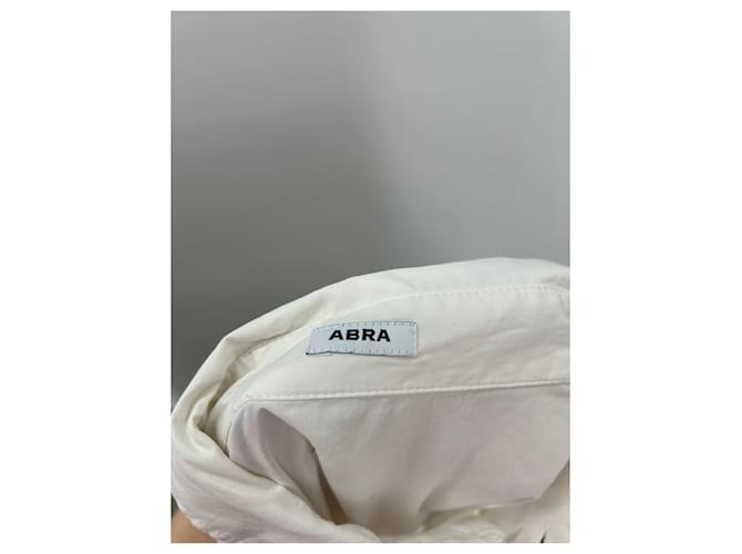Camicia Abraham Will Bianca in Cotone Bianco - vista 6