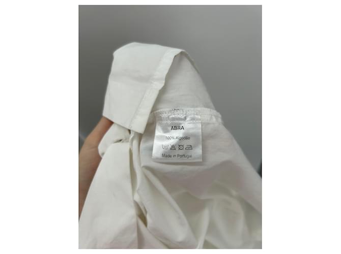 Camicia Abraham Will Bianca in Cotone Bianco - vista 7