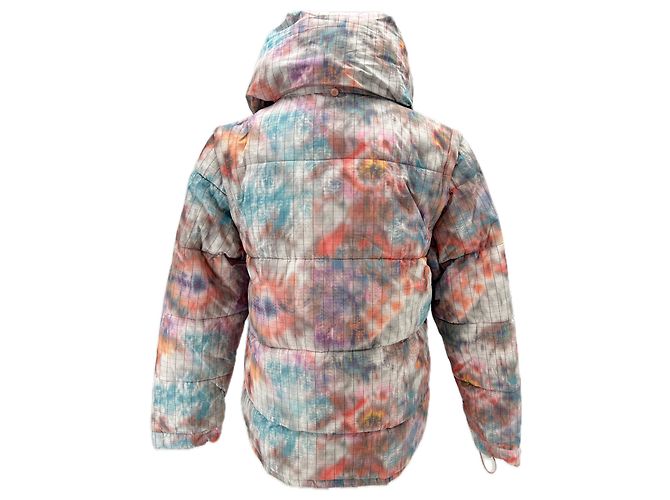 Autre Marque Bunte bedruckte Daunenjacke Pink - Ansicht 2