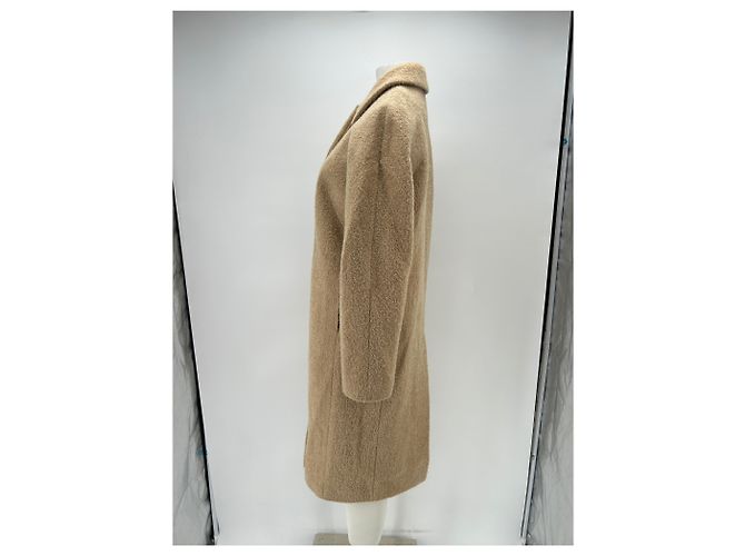 Autre Marque Abrigo de lana beige MY812 - vista 4