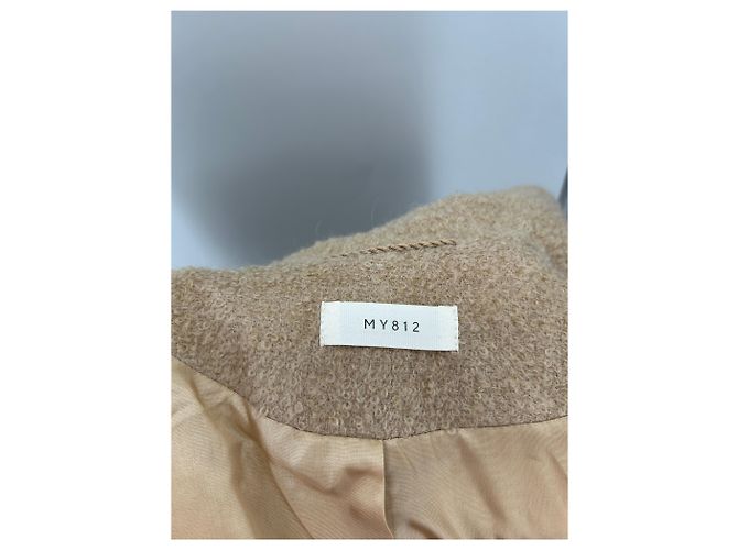 Autre Marque Abrigo de lana beige MY812 - vista 5