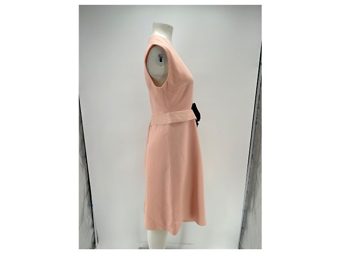 Roksanda Rosa Wollkleid mit Schleife Pink - Ansicht 3