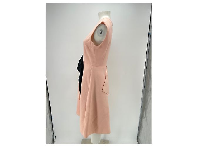 Roksanda Rosa Wollkleid mit Schleife Pink - Ansicht 4