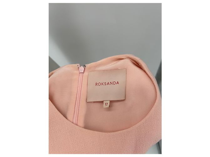 Roksanda Rosa Wollkleid mit Schleife Pink - Ansicht 5