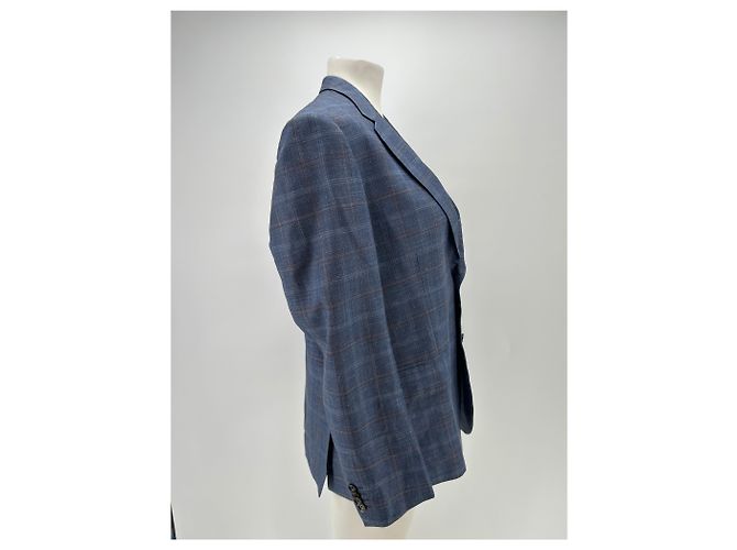 Completo tre pezzi Paul Smith blu in lana taglia 40 - vista 3