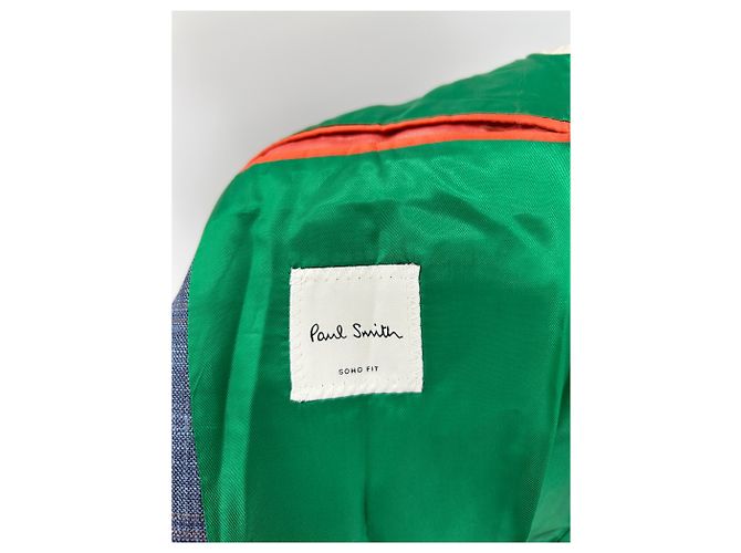 Completo tre pezzi Paul Smith blu in lana taglia 40 - vista 5