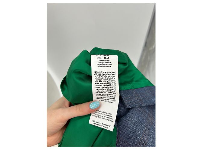 Completo tre pezzi Paul Smith blu in lana taglia 40 - vista 7