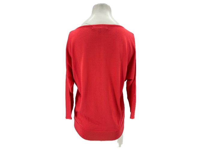 Top de algodón rosa y rojo Ralph Lauren Roja - vista 2