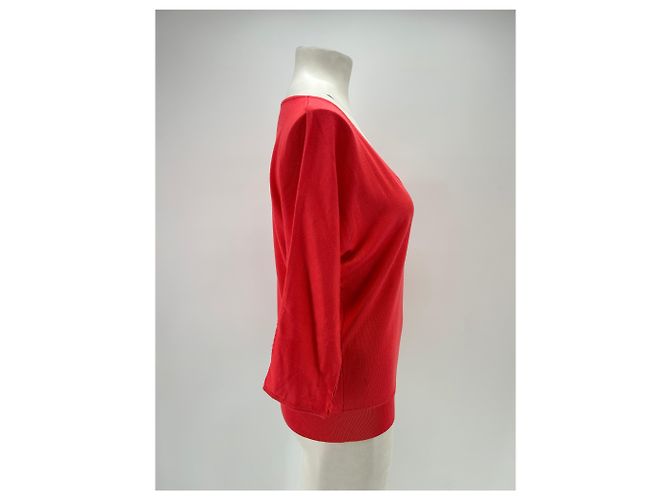 Top de algodón rosa y rojo Ralph Lauren Roja - vista 3
