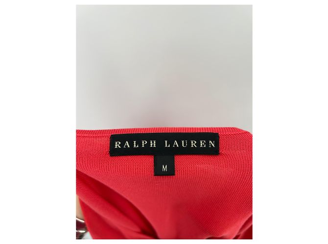 Top de algodón rosa y rojo Ralph Lauren Roja - vista 5