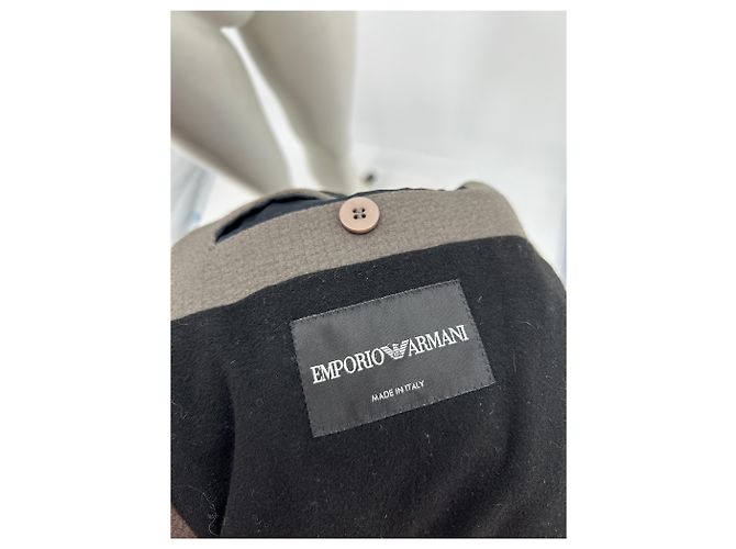 Emporio Armani Grau Wollmantel - Ansicht 6