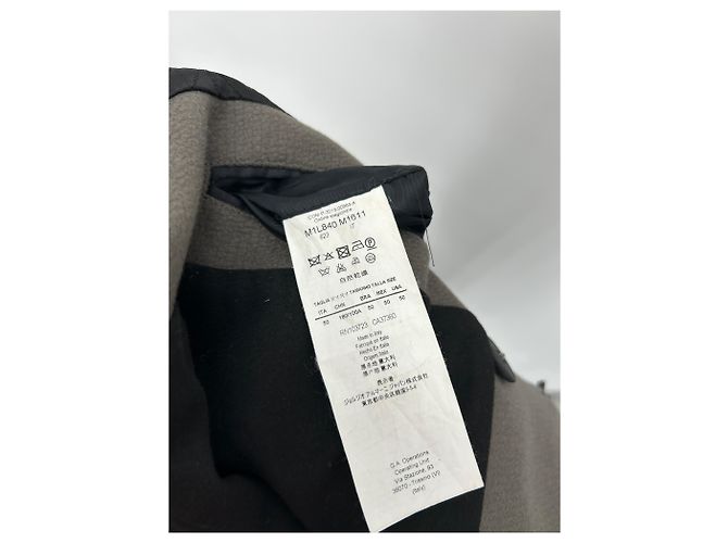 Emporio Armani Grau Wollmantel - Ansicht 7