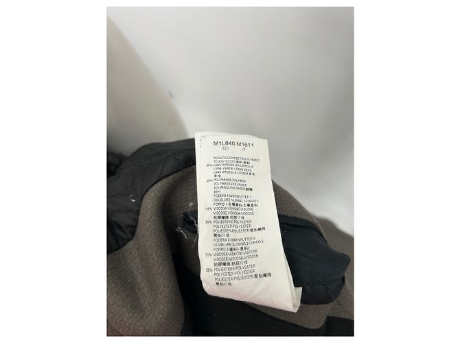 Emporio Armani Grau Wollmantel - Ansicht 8