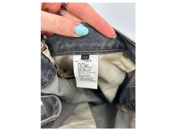 Autre Marque Jeans grigi con ornamenti Grigio - vista 4