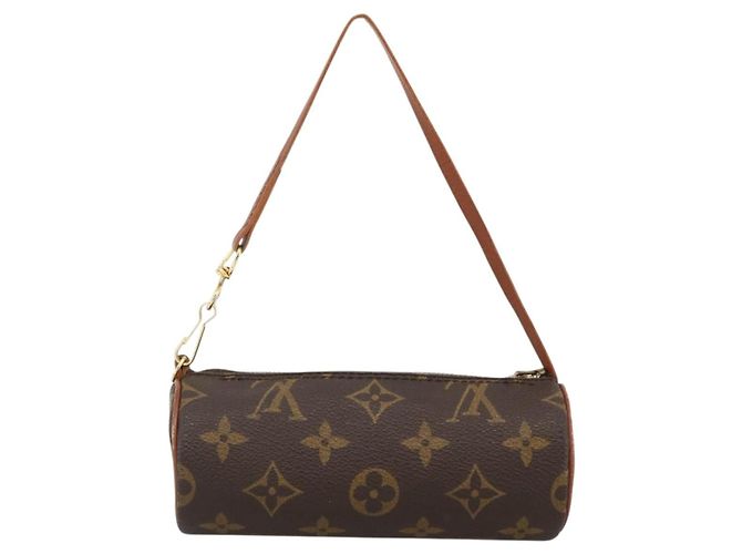 Pochette Papillon Monogram in Tela Mini Louis Vuitton Marrone - vista 2