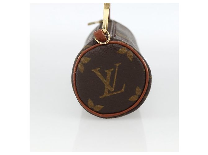 Pochette Papillon Monogram in Tela Mini Louis Vuitton Marrone - vista 4