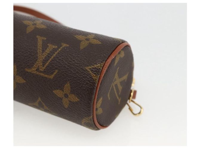 Pochette Papillon Monogram in Tela Mini Louis Vuitton Marrone - vista 7