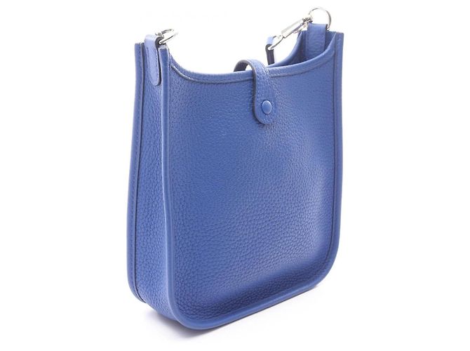 Hermès Borsa a Spalla Hermes Evelyne Amazon TPM Blu Reale - vista 2