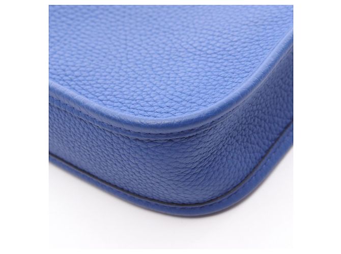 Hermès Borsa a Spalla Hermes Evelyne Amazon TPM Blu Reale - vista 6