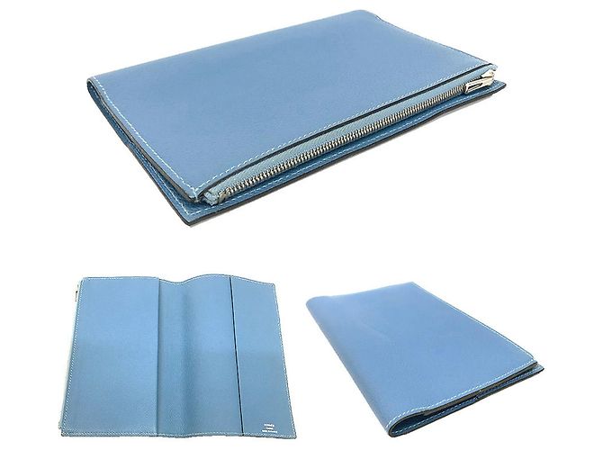 Hermès HERMES Eazip PM Agenda Notebook Cover Blue - view 2