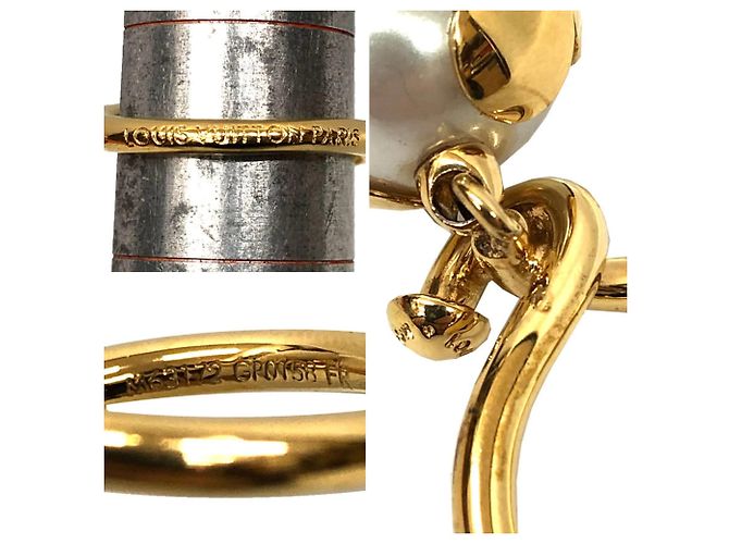Louis Vuitton Monogram Knotty Pearl Ring Golden - Ansicht 3