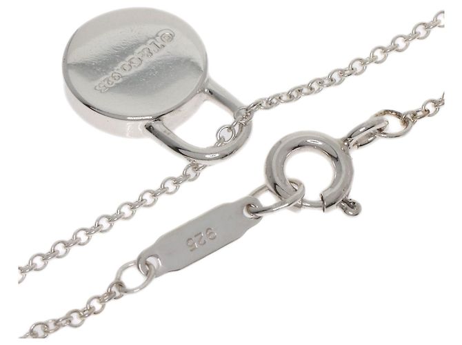 Collana con diamante rotondo Tiffany & Co. 1837 Argento - vista 2