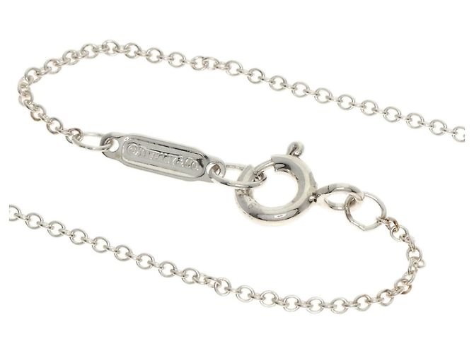 Collana con diamante rotondo Tiffany & Co. 1837 Argento - vista 3