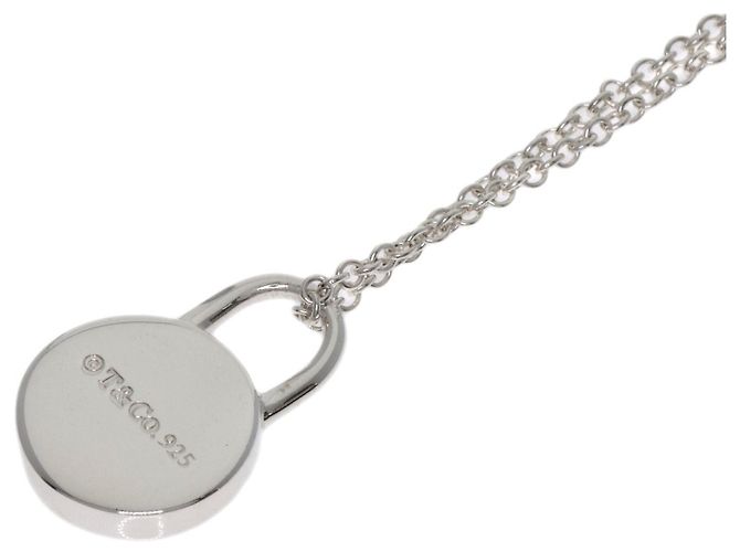 Collana con diamante rotondo Tiffany & Co. 1837 Argento - vista 6