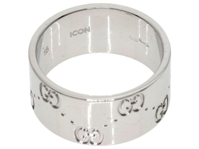 Anello da donna Gucci Icon Wide in oro bianco 18K D'oro - vista 4