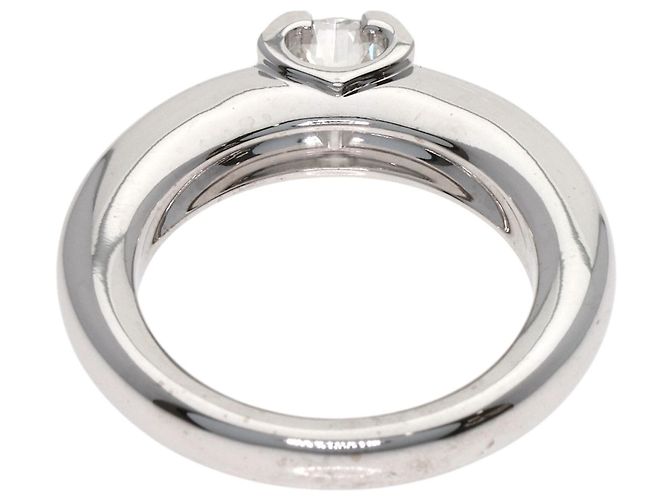 Cartier C de Solitaire Ring aus 18K Weißgold Golden - Ansicht 4