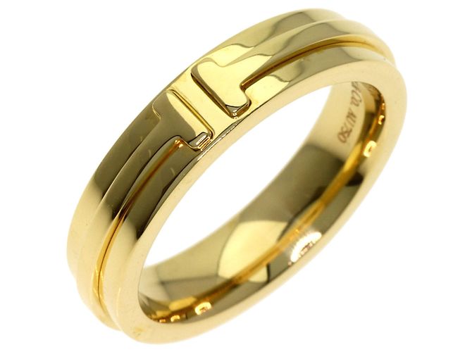 Anello T TWO in oro giallo 18K di Tiffany & Co. D'oro - vista 2