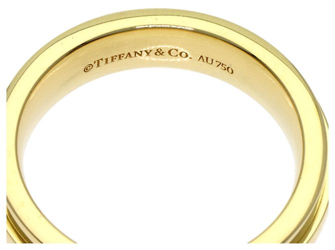 Anello T TWO in oro giallo 18K di Tiffany & Co. D'oro - vista 5