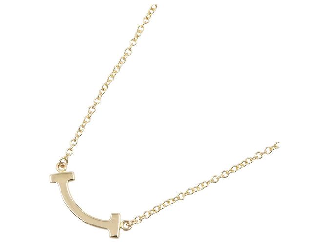 Collana Mini Diamante T Smile di Tiffany & Co. D'oro - vista 3