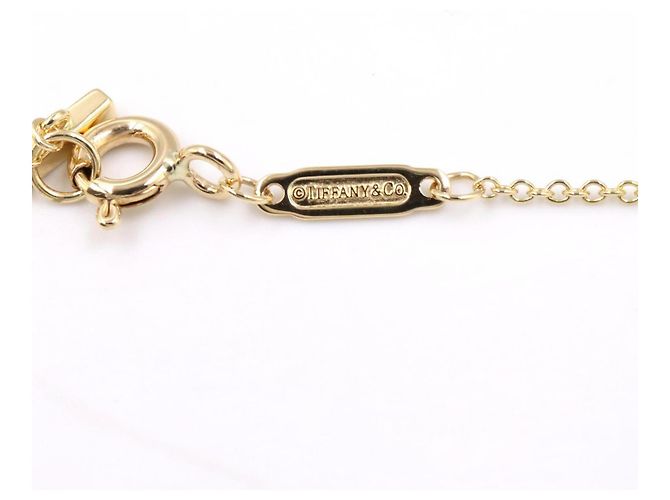 Collana Mini Diamante T Smile di Tiffany & Co. D'oro - vista 4