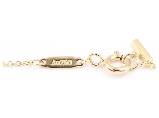 Collana Mini Diamante T Smile di Tiffany & Co. D'oro - vista 5