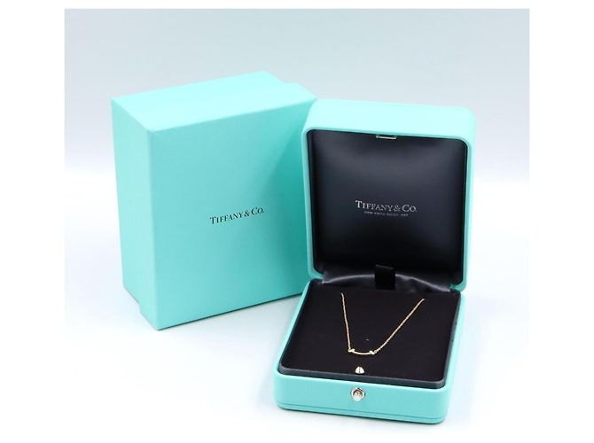 Collana Mini Diamante T Smile di Tiffany & Co. D'oro - vista 7
