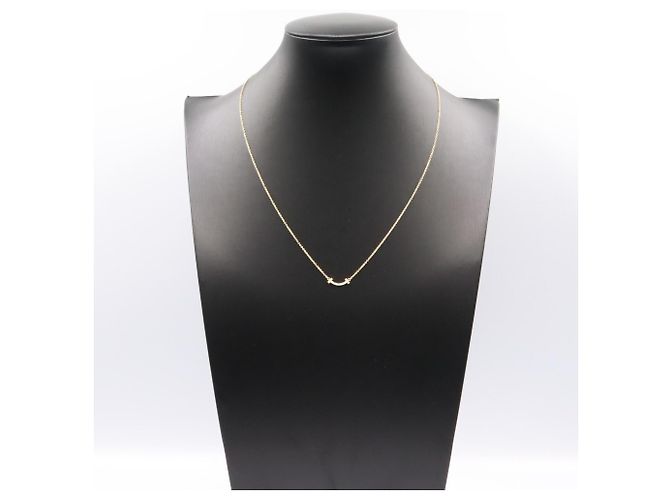 Collana Mini Diamante T Smile di Tiffany & Co. D'oro - vista 8