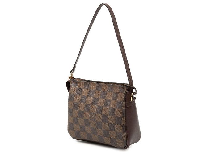 Borsa per il trucco Damier Louis Vuitton Marrone - vista 2