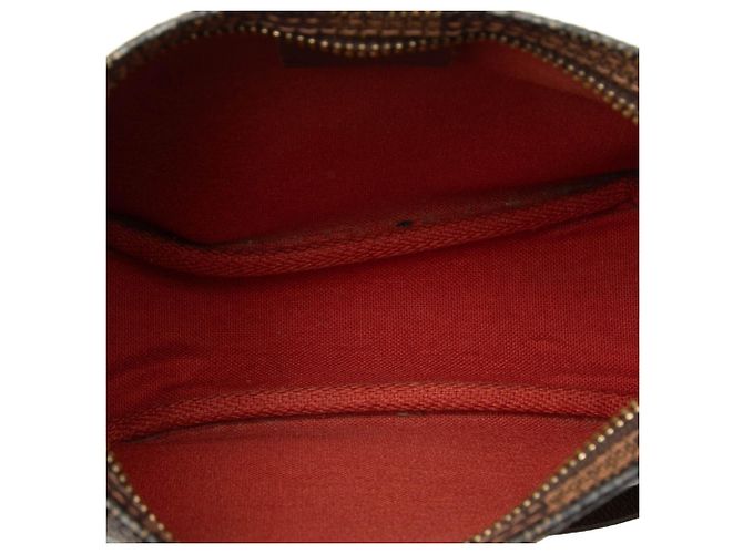 Borsa per il trucco Damier Louis Vuitton Marrone - vista 4