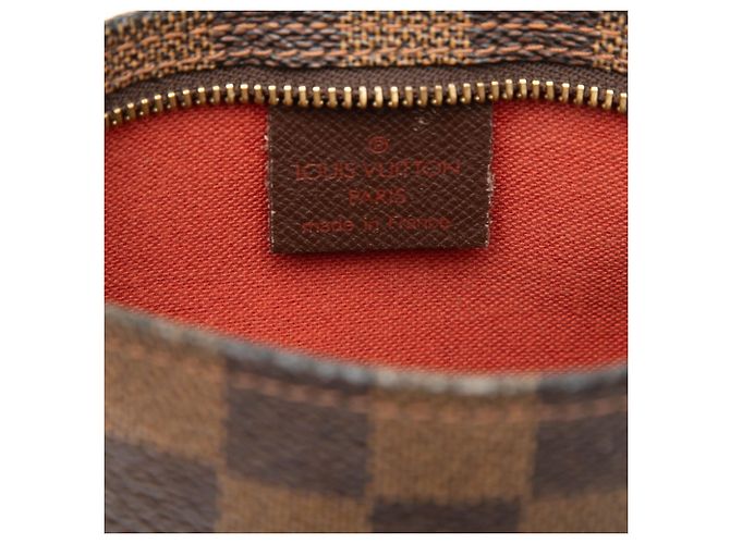 Borsa per il trucco Damier Louis Vuitton Marrone - vista 5