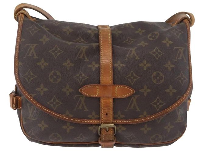 Louis Vuitton Saumur Monogram Canvas 30 Marrone - vista 2