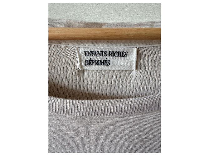 Autre Marque Beige Langarm-T-Shirt für Kinder Riches Déprimés - Ansicht 2
