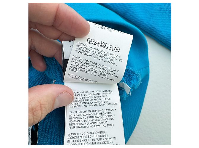 Sudadera Off White Diag Regular Azul - vista 9