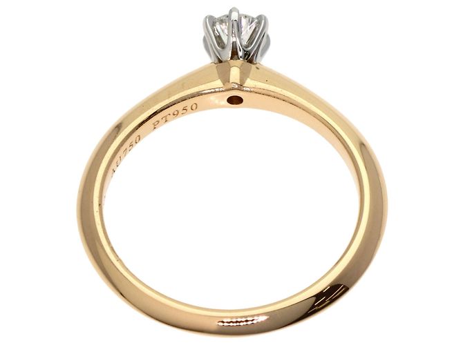 Tiffany & Co. Solitär-Diamantring Golden - Ansicht 4