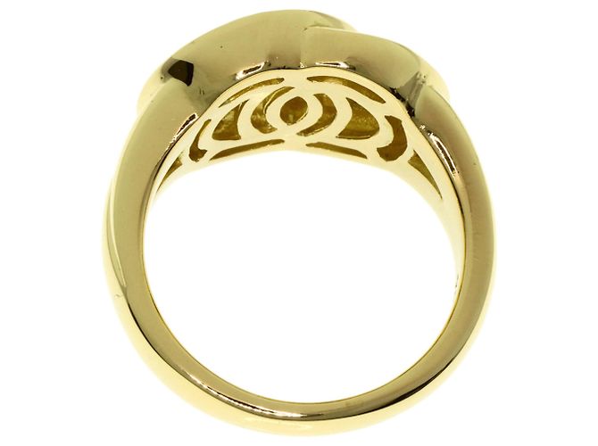 Diamond Céline Anillo Logo Celine en Oro Amarillo de 18K con Diamantes Dorado - vista 4
