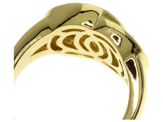 Diamond Céline Anillo Logo Celine en Oro Amarillo de 18K con Diamantes Dorado - vista 8
