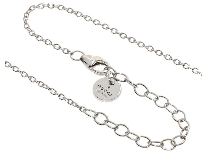 Collana Gucci Icon Bloom in Oro Bianco 18K D'oro - vista 3
