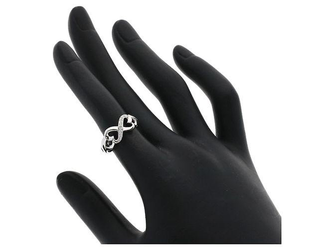 Doppeltes Loving Heart Diamantring von Tiffany & Co. Golden - Ansicht 6