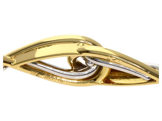 Bracciale Motivo Twist Christian Dior D'oro - vista 10