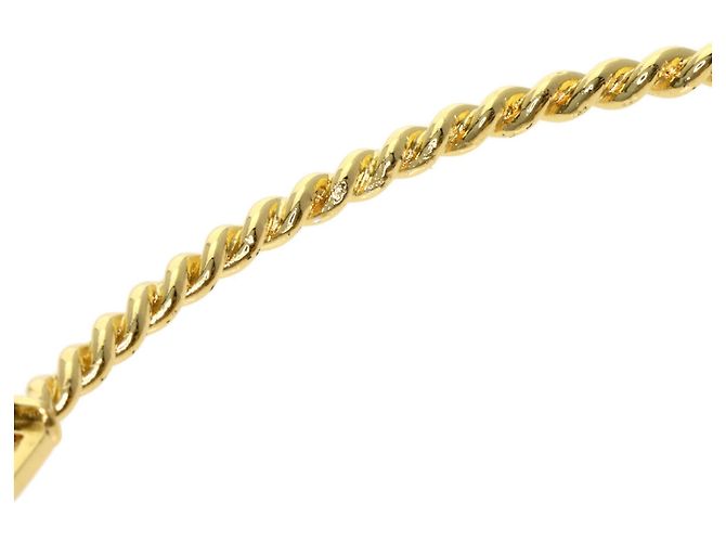 Bracciale Motivo Twist Christian Dior D'oro - vista 11